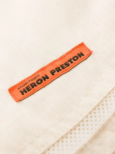 Shop Heron Preston Track Shorts In 0300 Nude No Color