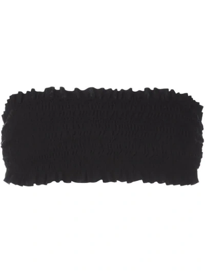 Shop Tory Burch 'smoked' Bandeau In Black