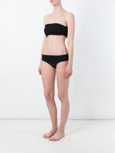 Shop Tory Burch 'smoked' Bandeau In Black