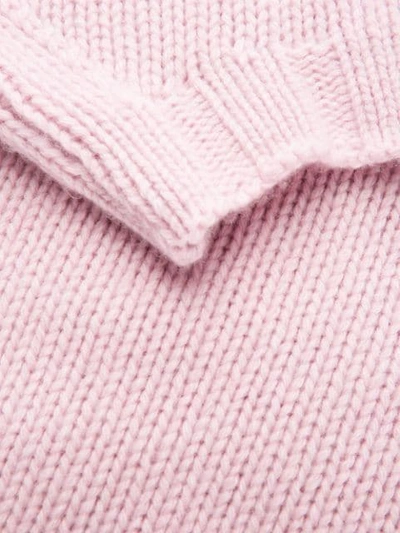 Shop Aragona Round Neck Jumper In Pink