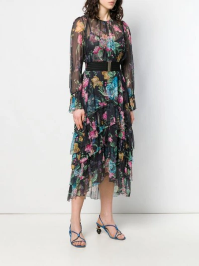 ZIMMERMANN NINETY-SIX FRILL DRESS - 黑色