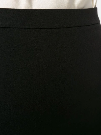 THEORY MIDI直筒半身裙 - 黑色