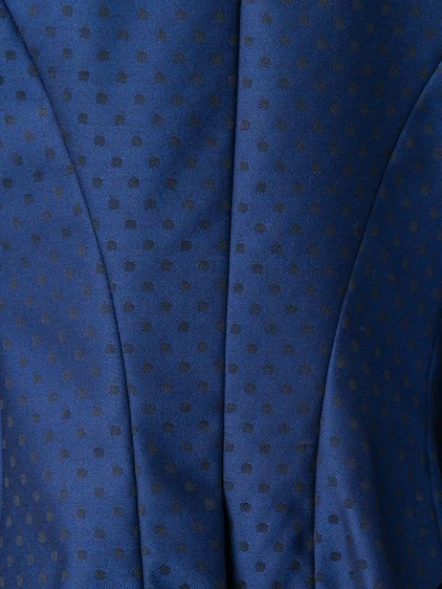 Shop Comme Des Garçons Comme Des Garçons Tailcoat Polka Dot Jacket - Blue