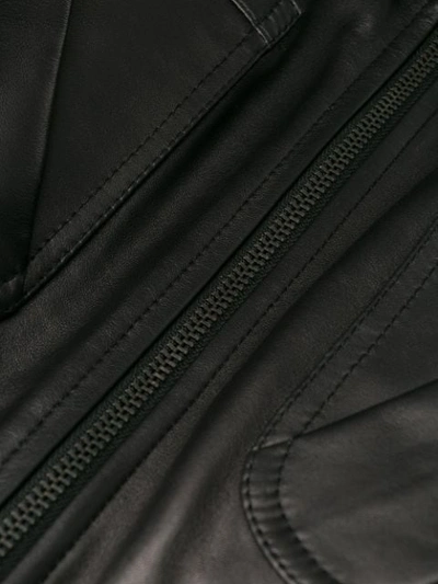 Shop Acne Studios Zip-up Waistcoat In Black