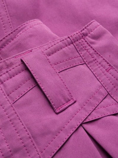 Shop Isabel Marant High Waist Trousers In 40fa Fuchsia