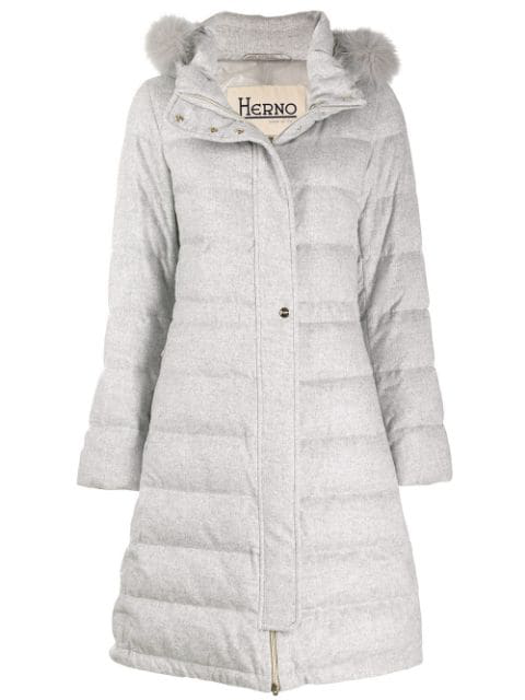 herno hooded padded jacket