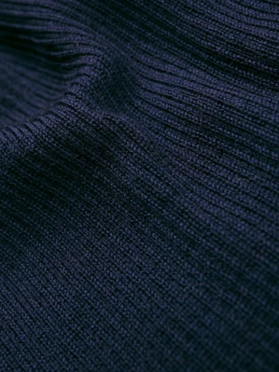 Shop P.a.r.o.s.h Key-hole Detail Sweater In Blue