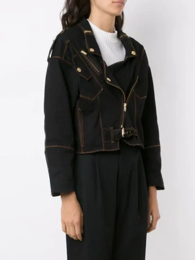 Shop Amapô 'pefecto Ivete' Jacke In Black