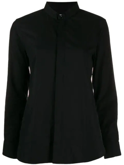 Shop Saint Laurent Classic Cotton Shirt In Black