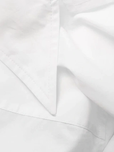 ACNE STUDIOS PEASANT-INSPIRED BOXY SHIRT - 白色