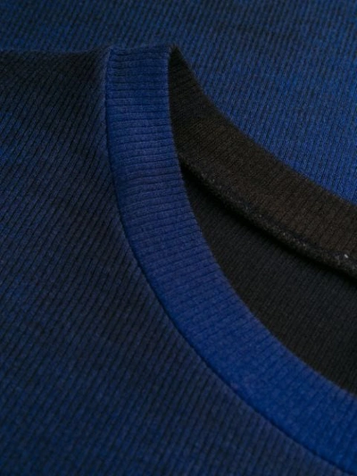 Shop Avant Toi Ribbed Jumper In Blue