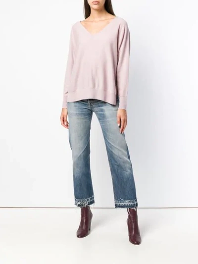 Shop Max & Moi Joy V-neck Sweater - Pink