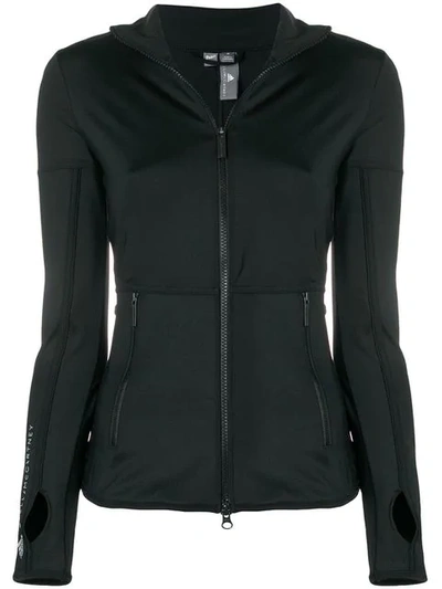 Shop Adidas By Stella Mccartney Zipped Performance Jacket In Black