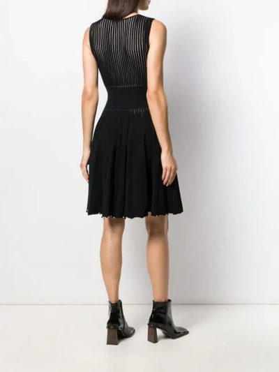 Shop Antonino Valenti Sleeveless Flared Dress In Black