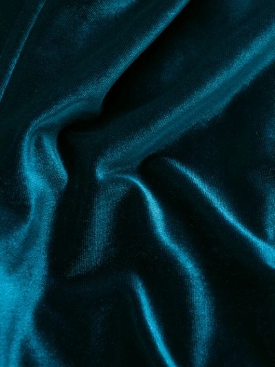 Shop Alexandre Vauthier Puffed Sleeve Dress In Blue