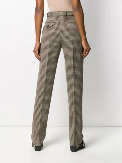 Shop Givenchy Checked Trousers In Neutrals