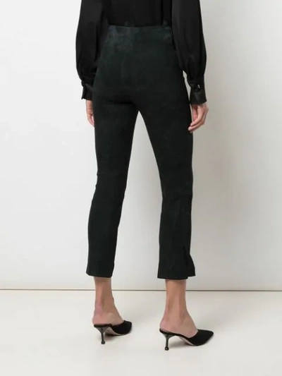 VINCE CROPPED SKINNY TROUSERS - 黑色