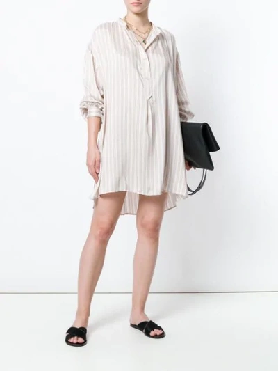 Shop Isabel Marant Long Striped Tunic Dress