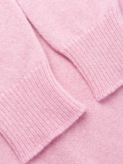 Shop Alberta Ferretti Saturday Intarsia Jumper In Pink