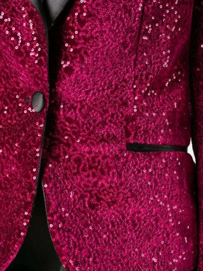 cropped sequin blazer