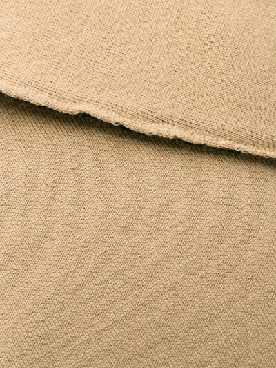 Shop Antonio Marras Contrast Trim Wool Sweater In Brown