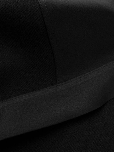 Shop Andrea Ya'aqov Cut Out Detail Oversized Coat  In 09  Black