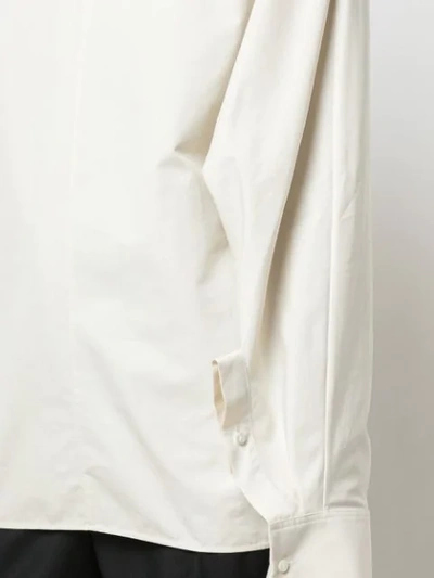 Shop Jil Sander Lumi Reversed Shirt In Neutrals