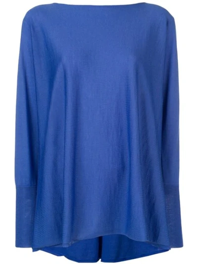 Shop Les Copains Loose Fit Sweater - Blue