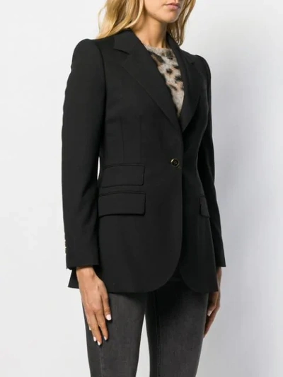 Shop Dolce & Gabbana Single-breasted Blazer In Black