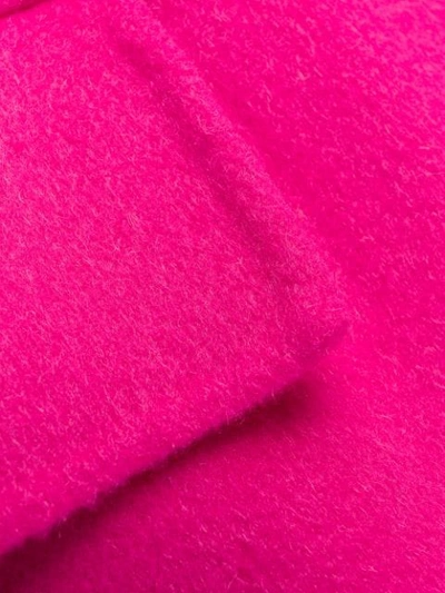 KENZO DOUBLE-BREASTED BELT COAT - 粉色