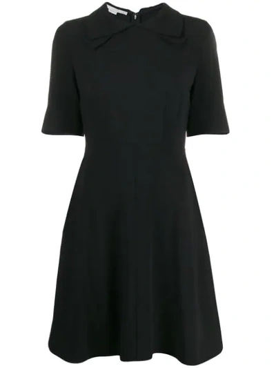 STELLA MCCARTNEY PLEATED COLLAR DRESS - 黑色