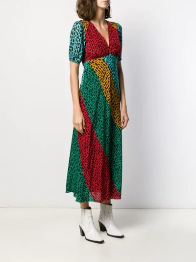 Shop Rixo London Amber Giraffe Print Dress