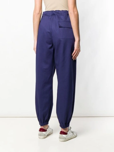 Shop Golden Goose Lucy Pant Trousers In Blue
