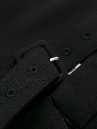 Shop Self-portrait Lace Hem Detail Shorts In Black