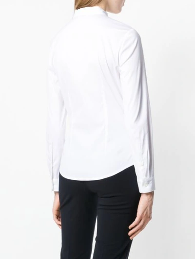 Shop Peserico Chain Detail Shirt In White