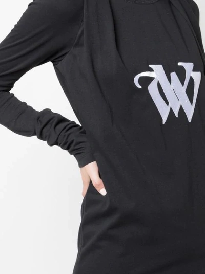 Shop Vera Wang Besticktes Abendkleid In Black
