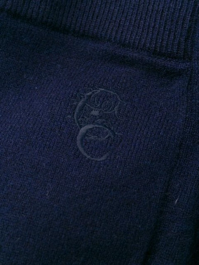 Shop Chloé V-neck Knit Cardigan In Blue