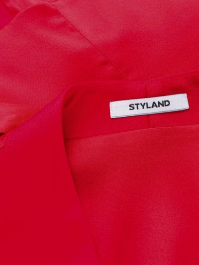 STYLAND BUTTONED WAISTCOAT - 红色