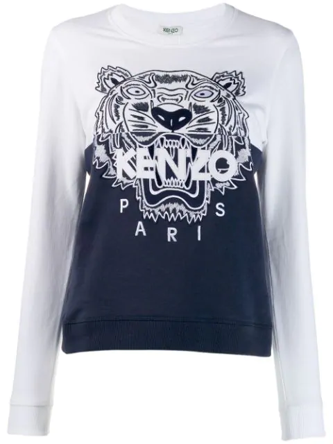 white and black kenzo shirt