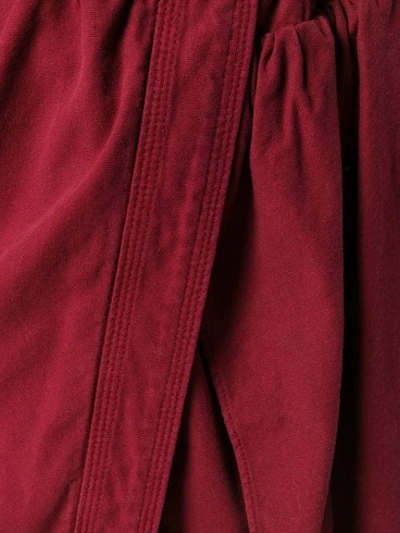 Shop N°21 Asymmetric Design Skirt In Red