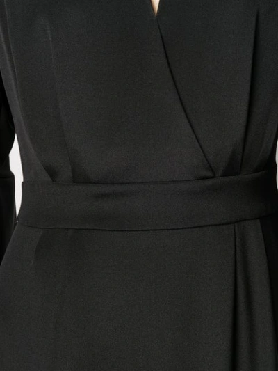 Shop Erdem Ruffle Dress In Black