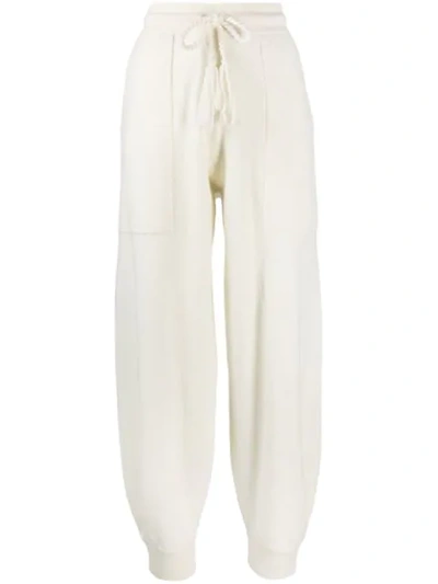 Shop Ulla Johnson Drawstring Waist Trousers In White