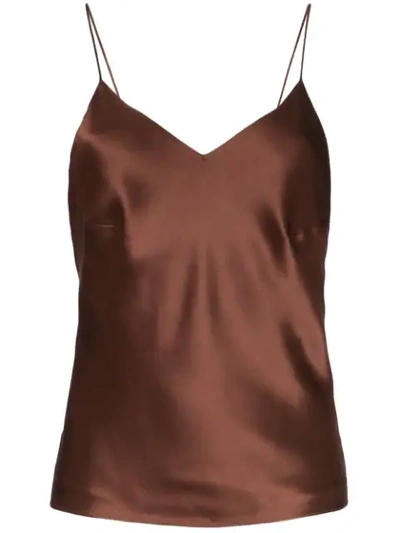 Shop Deitas Chloe Open-back Top In Brown