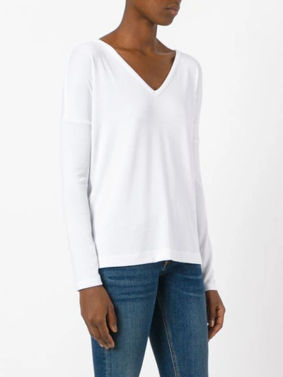 Shop Rag & Bone V-neck Sweater - White