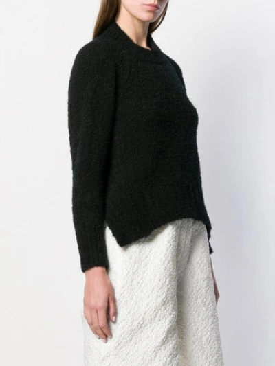 Shop Cecilie Bahnsen Open Back Knitted Jumper In Black
