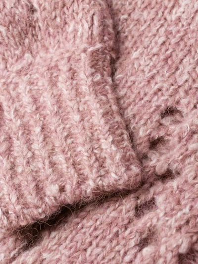 Shop Isabel Marant Étoile Cut Out Holes Jumper In Pink