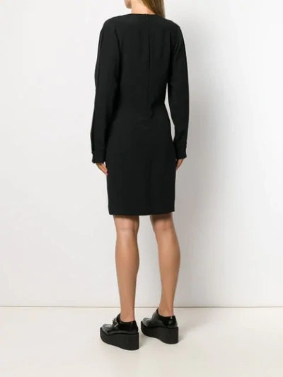 Shop Stella Mccartney Tie-front Dress In Black