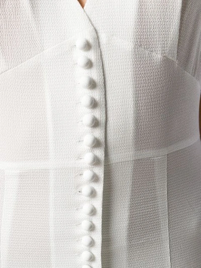 Shop Rotate Birger Christensen Flared Long Dress In White
