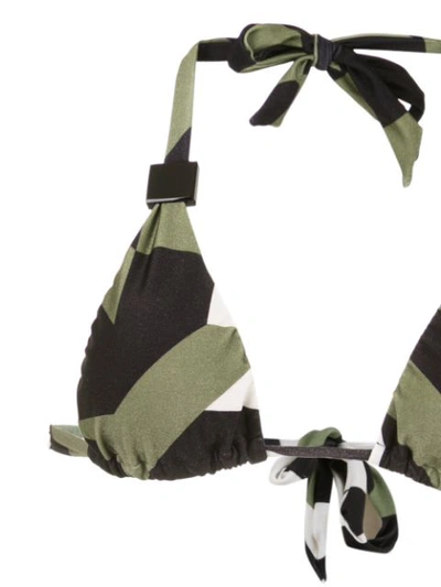 Shop Adriana Degreas Triangle Top Bikini Set - Green