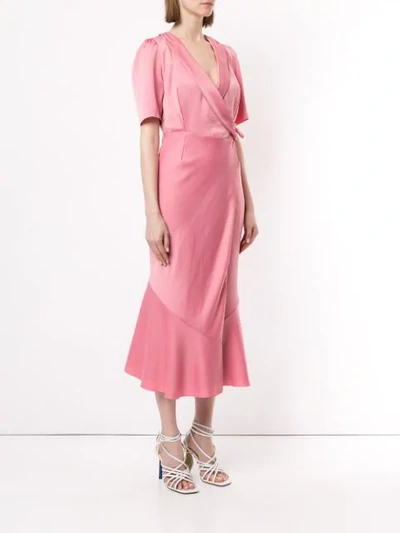 Shop Rachel Gilbert Dariela Dress In Pink
